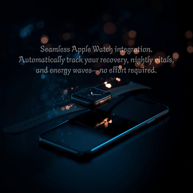 <h4><span style="text-decoration:underline">デバイスデータ連携</span></h4><h2>CONNECT</h2><p>2次開発以降でApple Watchと連携。休息効率、夜間のバイタル変動、コンディションの波などのデータを自動的に収集します。</p>